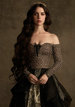 Reign mary 2025 black dress