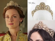 Maria Elena Headpieces 'MT 9006B' Filigree Crown