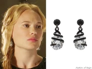 nOir Jewelry Leza Spiral Hugging CZ Earrings.