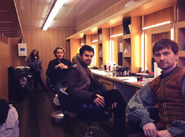 The lads in the makeup trailer #ireland @toby_regbo @torrancecoombs @seanjteale