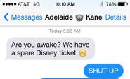 The only thing that will make me call in sick to life on a Tuesday. @AdelaideKane (!!!!!!!!!!!!!)