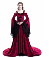 exy Off Shoulder Medieval Dress - $52.38