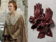 Yestadt Millinery via Anthropologie Streaming Bow Leather Gloves