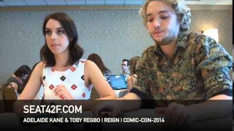 Adelaide Kane Toby Regbo REIGN Interview Comic Con 2014