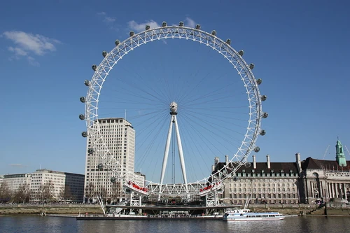 The London Eye one of the largest Ferris wheels in the world