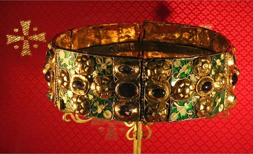 The Iron Crown of Lombardy, for centuries a symbol of the Kings of Italy