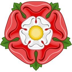 The Tudor rose is the national floral symbol of England