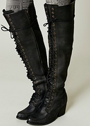 Jeffrey Campbell James Lace Up Boots (in chocolate)