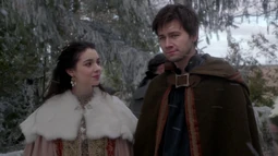 Mary and Bash at the Frost Fair.