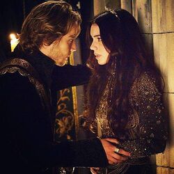 REIGN, (from left): Toby Regbo, Adelaide Kane, Snakes In The Garden ,  (Season 1, ep. 102