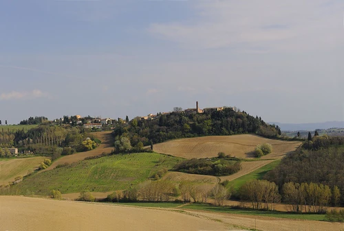 Hilly landscape in Tuscany