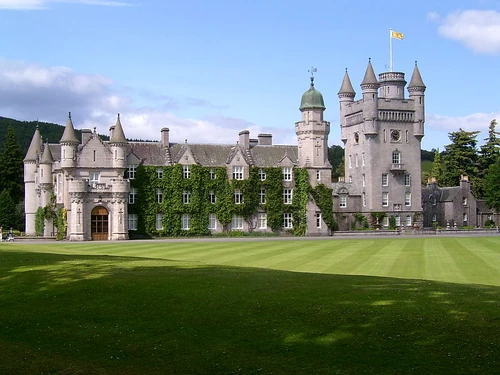 Balmoral Castle in Scotland: Private residence of the King and Queen Consort