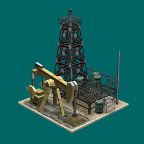 Civilian Oil Derrick