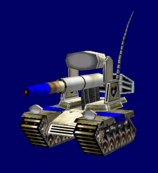 A Stubber with a laser cannon, can be acquired through a weapon upgrade