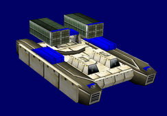 A Reaper MLRS with Composite Armor plating on the chassis