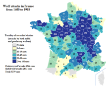220px-Map of wolf attacks on humans in France with text