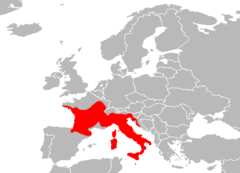 240px-Mapa Hierophis viridiflavus