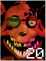 Withered Foxy, Rejected Custom Night Wiki