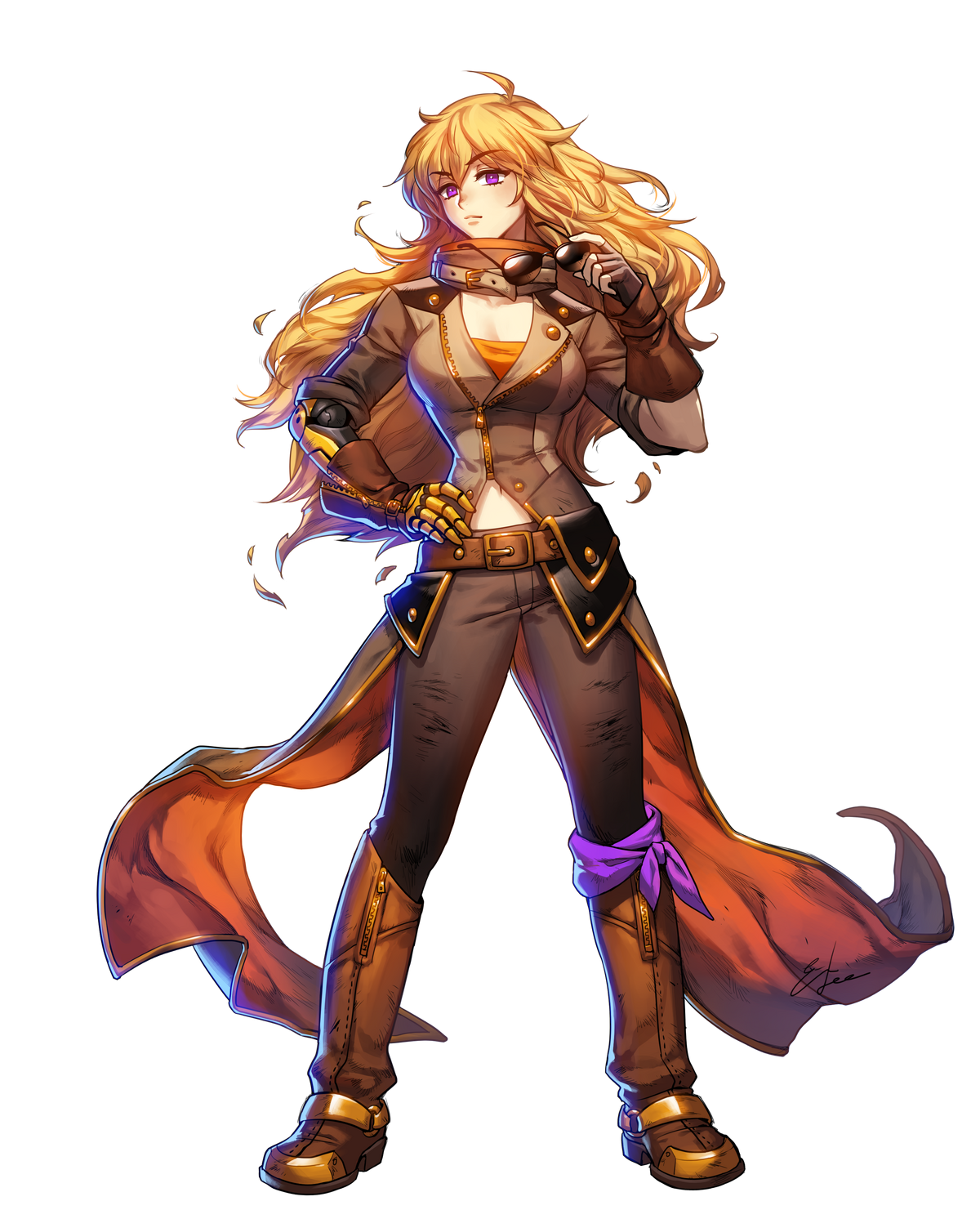 It's not an inflammatory statement to say that Leone's character design  probably inspired Yang Xiao Long's, right? : r/AkameGaKILL