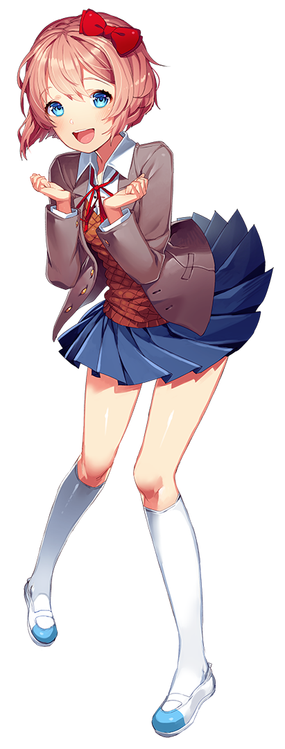 Sayori - Doki Doki Literature Club! by Sascha - Mobile Abyss