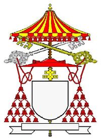 Kardinaal-Camerlingo met ombrellino