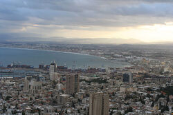 Sunrise at Haifa Bay