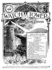 1907 Watchtower cover