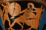 Diomedes attacking Aeneas