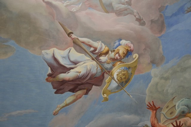 athena greek mythology painting