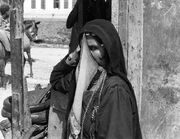 Beersheba Palestine, a veiled Arab woman