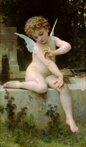 Cupid and Butterfly, 1888 painting by William-Adolphe Bouguerau.