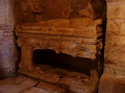 The original tomb of St. Nicholas at the  in Myra.