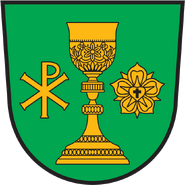 Golden Luther rose in the blazon of Arriach village