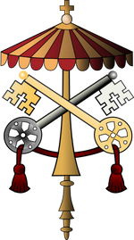 Coat of Arms during the Vacancy of the Holy See