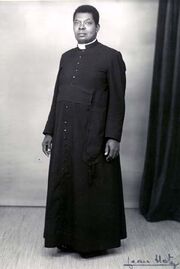 Cassock priest french african