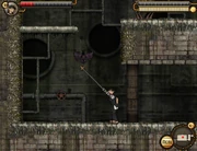 A Crag attacking diagonally