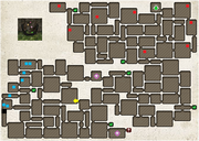 Red dots are crates, Light Blue dots are Banderos. A picture of the  the crates hold is attached.