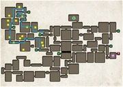 Each yellow square marks a .
