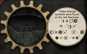 The symbols on the Third Remnant, which were also used by ancient Electroneers.