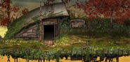 The shack that contains the Housing and Mimicology Departments