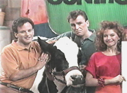 Ken, Colin, Kari and the Cow.