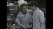 Ken with an audience member who stole the tennis racket.