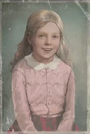 A photograph of Jennifer as a little girl (captioned "My sweet Jennifer")