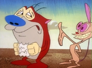 Trying to confront Stimpy about what is real and what is not