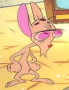 Ren, as he first appears in Stimpy's Big Day.