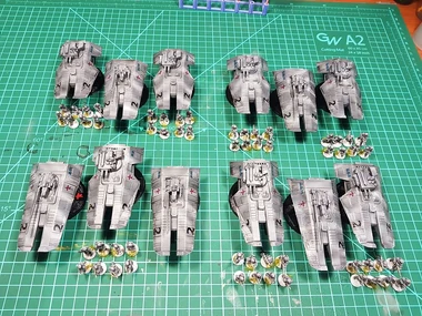  and Spartius 15mm scale models