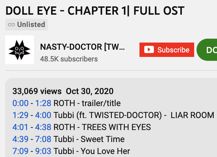 Doll Eye OST Doll Eye Wiki Fandom