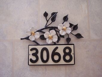 Dogwood House Numbers