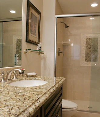 Bathroom counter