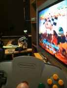 Reiner's Mario Kart 64 viewing angle